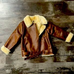 Brand New/Never Worn Shearling Jacket for Girls